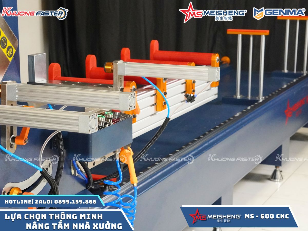 Máy Cắt Nhôm 2 Đầu Meisheng Ms 600 CNC Ngoại Tuyến
